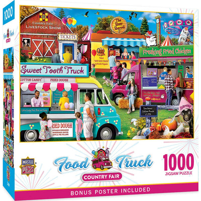 Food Truck Roundup - Country Fair 1000 Piece Puzzle