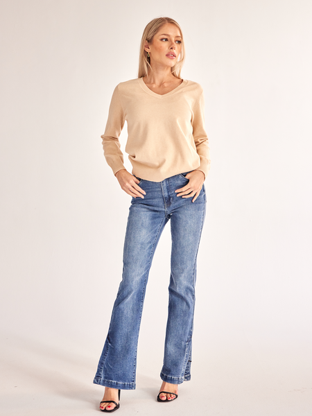 V-neck Essential Sweater H4UAZB7XU8