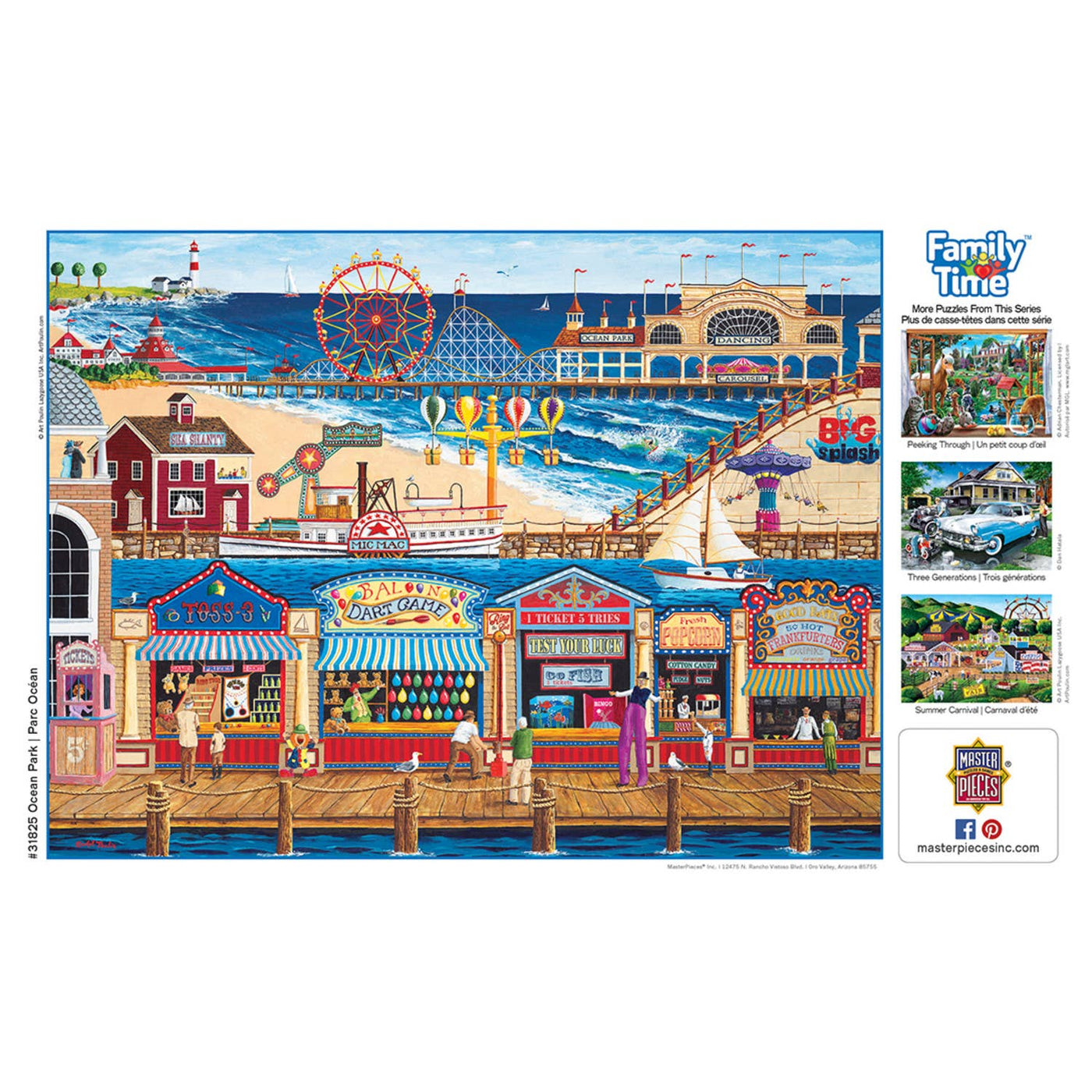 Family Time - Ocean Park 400 Piece Puzzle