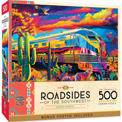 Roadsides of the Southwest - Desert Express 500 Piece Puzzle