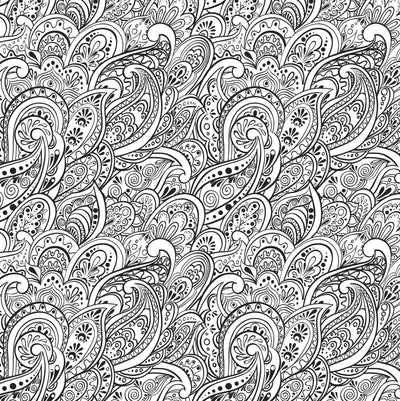 Peaceful Paisleys Artist's Coloring Book