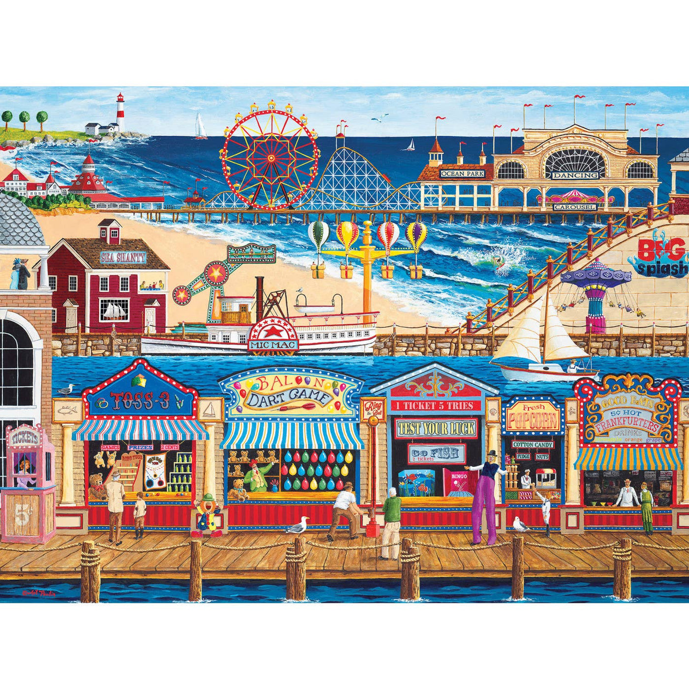 Family Time - Ocean Park 400 Piece Puzzle