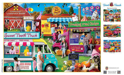 Food Truck Roundup - Country Fair 1000 Piece Puzzle