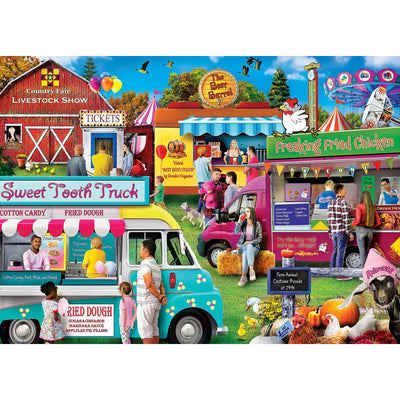 Food Truck Roundup - Country Fair 1000 Piece Puzzle